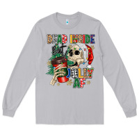 Moon Dust dead inside but jolly as fuck Long Sleeve Tee - MaliasSmallBusiness