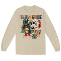 Mushroom dead inside but jolly as fuck Long Sleeve Tee - MaliasSmallBusiness