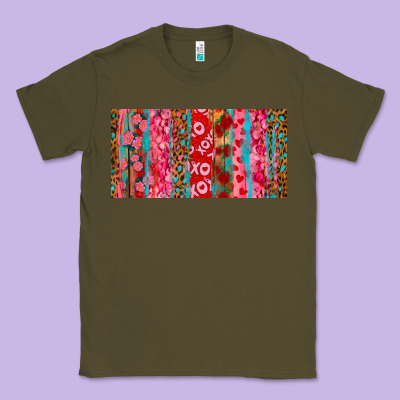 Love Brushstrokes Xoxo Leopard And Turquoise Classic Tee Designed By Ranaportraitstore
