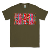 Army Green Love brushstrokes xoxo leopard and turquoise Classic Tee - RanaPortraitStore