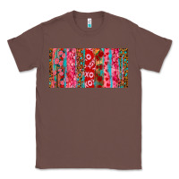 Chestnut Love brushstrokes xoxo leopard and turquoise Classic Tee - RanaPortraitStore