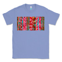 Colony Blue Love brushstrokes xoxo leopard and turquoise Classic Tee - RanaPortraitStore