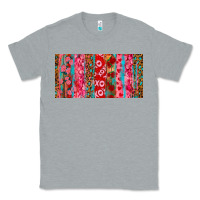 Heather Grey Love brushstrokes xoxo leopard and turquoise Classic Tee - RanaPortraitStore