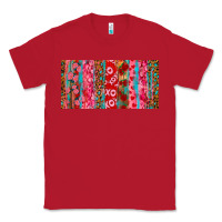 Red Love brushstrokes xoxo leopard and turquoise Classic Tee - RanaPortraitStore