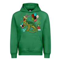 Emerald party t rex Urban Hoodie - MaliasSmallBusiness