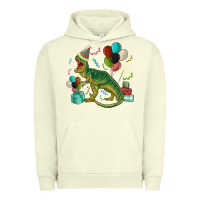 Pigment Pistachio party t rex Urban Hoodie - MaliasSmallBusiness