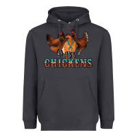 Smoke crazychickens Heavyweight Hoodie - CowhideDigitalArt