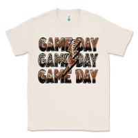 Natural game day game day football lightning bolt Classic Tee - Zillion Design Studio