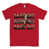 Red game day game day football lightning bolt Classic Tee - Zillion Design Studio