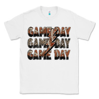White game day game day football lightning bolt Classic Tee - Zillion Design Studio