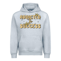 Heather Grey addicted to success Urban Hoodie - MaliasSmallBusiness