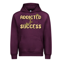 Mauve Wine addicted to success Urban Hoodie - MaliasSmallBusiness