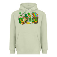 Matcha st. patricks day coffee drinks Heavyweight Hoodie - Neo Western
