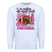 White in october we wear pink and watch football Premium Sweatshirt - AdoDesignShop