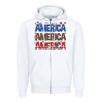 White America america america fourth of july Zipper Hoodie - texasbilliewilder