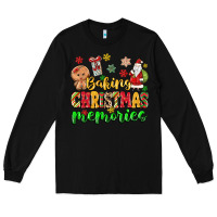 Black baking christmas memories Long Sleeve Tee - MaliasSmallBusiness
