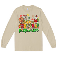 Mushroom baking christmas memories Long Sleeve Tee - MaliasSmallBusiness
