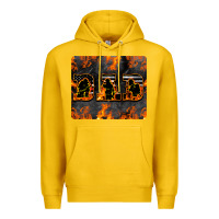 Lemon American Firefighter Dad Premium Hoodie - LillyAllenDesigns