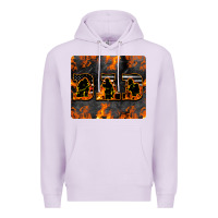 Lilac American Firefighter Dad Premium Hoodie - LillyAllenDesigns