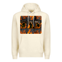 Sandshell American Firefighter Dad Premium Hoodie - LillyAllenDesigns