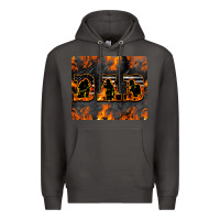 Smoke American Firefighter Dad Premium Hoodie - LillyAllenDesigns