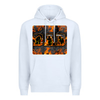 White American Firefighter Dad Premium Hoodie - LillyAllenDesigns