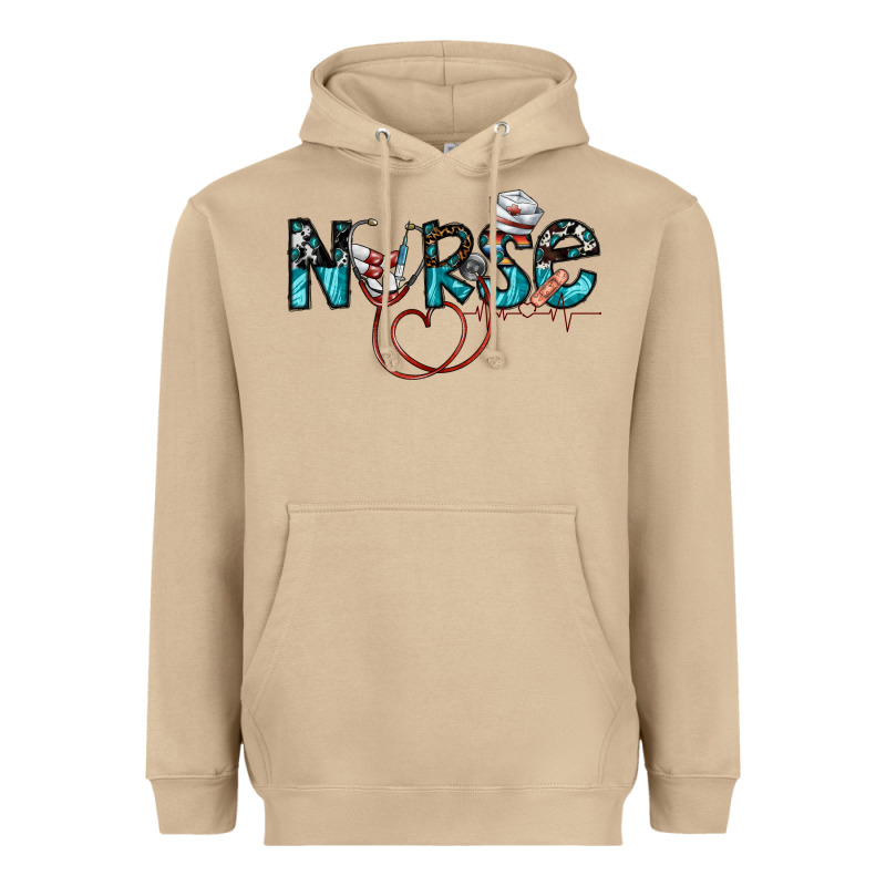 Nurse Heavyweight Hoodie by SublimationCraftShop | Teevron
