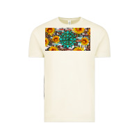 Vintage Arctic gemtone and sunflowers license plate Vintage Tee - Artiststas