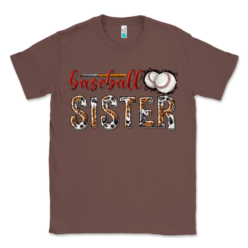 Baseball Sister With Leopard Classic Tee by texasbilliewilder | Teevron