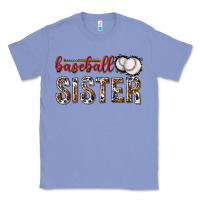 Colony Blue baseball sister with leopard Classic Tee - texasbilliewilder