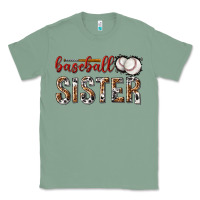 Sage baseball sister with leopard Classic Tee - texasbilliewilder
