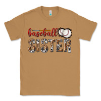 Toasted Coconut baseball sister with leopard Classic Tee - texasbilliewilder