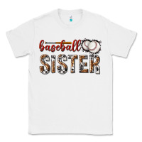White baseball sister with leopard Classic Tee - texasbilliewilder