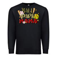 Black ballpark mama Premium Sweatshirt - JahusDesignShop