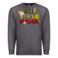 Charcoal Heather ballpark mama Premium Sweatshirt - JahusDesignShop