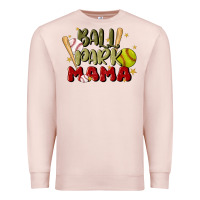 Pale Pink ballpark mama Premium Sweatshirt - JahusDesignShop