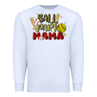 White ballpark mama Premium Sweatshirt - JahusDesignShop