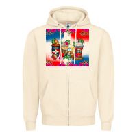 Sandshell dominican republic coffee cups Zipper Hoodie - Zillion Design Studio