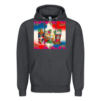 Smoke dominican republic coffee cups Zipper Hoodie - Zillion Design Studio