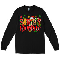 Black santa's favorite Long Sleeve Tee - MaliasSmallBusiness