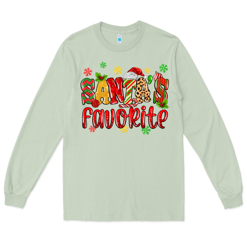 Santa's Favorite Long Sleeve Tee by MaliasSmallBusiness | Teevron