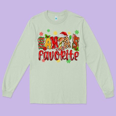 Long Sleeve Tee santa's favorite