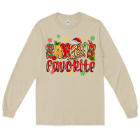 Mushroom santa's favorite Long Sleeve Tee - MaliasSmallBusiness