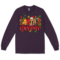 Plum santa's favorite Long Sleeve Tee - MaliasSmallBusiness