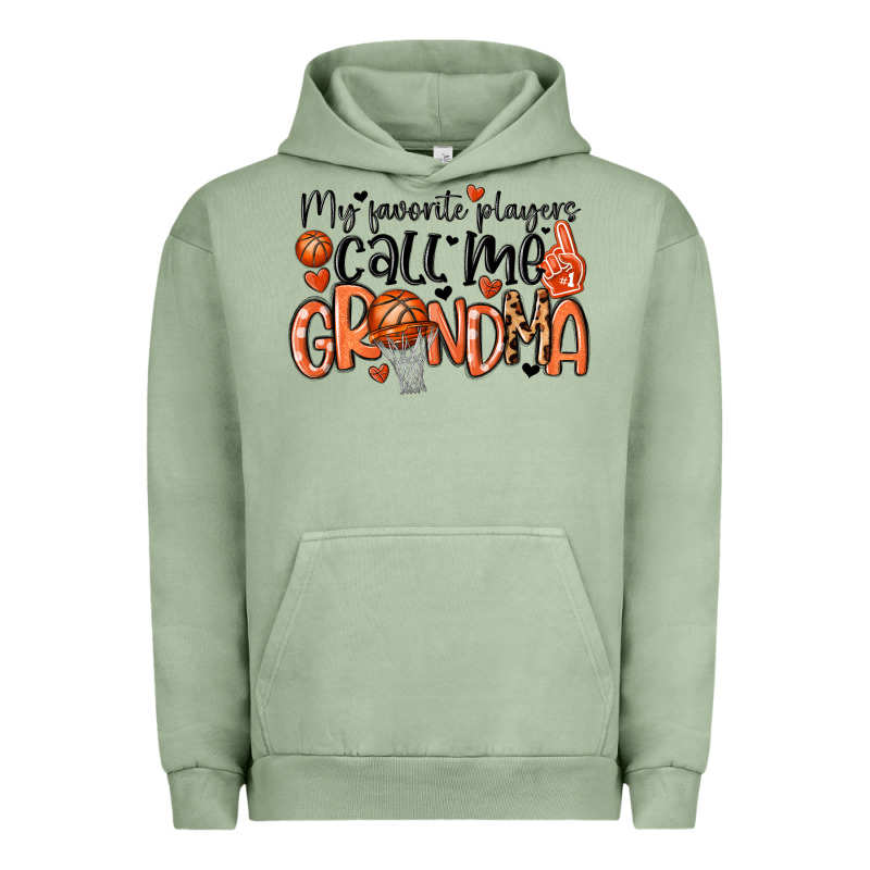 My Favorite Players Call Me Grandma Urban Hoodie by MaliasSmallBusiness | Teevron