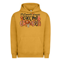 Pigment Peanut Butter my favorite players call me grandma Urban Hoodie - MaliasSmallBusiness