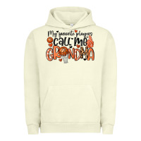 Pigment Pistachio my favorite players call me grandma Urban Hoodie - MaliasSmallBusiness