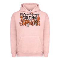 Pigment Salmon my favorite players call me grandma Urban Hoodie - MaliasSmallBusiness