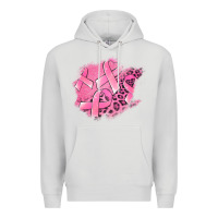 Dove Grey breast cancer patches Premium Hoodie - Jasminsmagicworld
