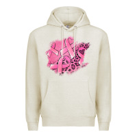 Oatmeal Heather breast cancer patches Premium Hoodie - Jasminsmagicworld